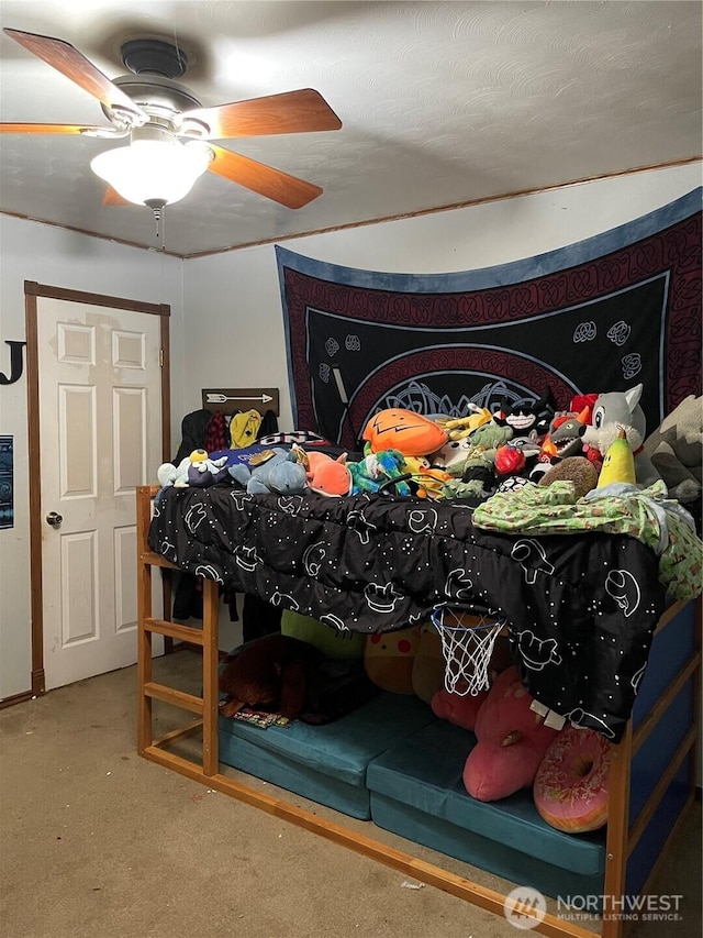 1610 M St NE, Auburn, WA 98002 - carpeted bedroom featuring ceiling fan