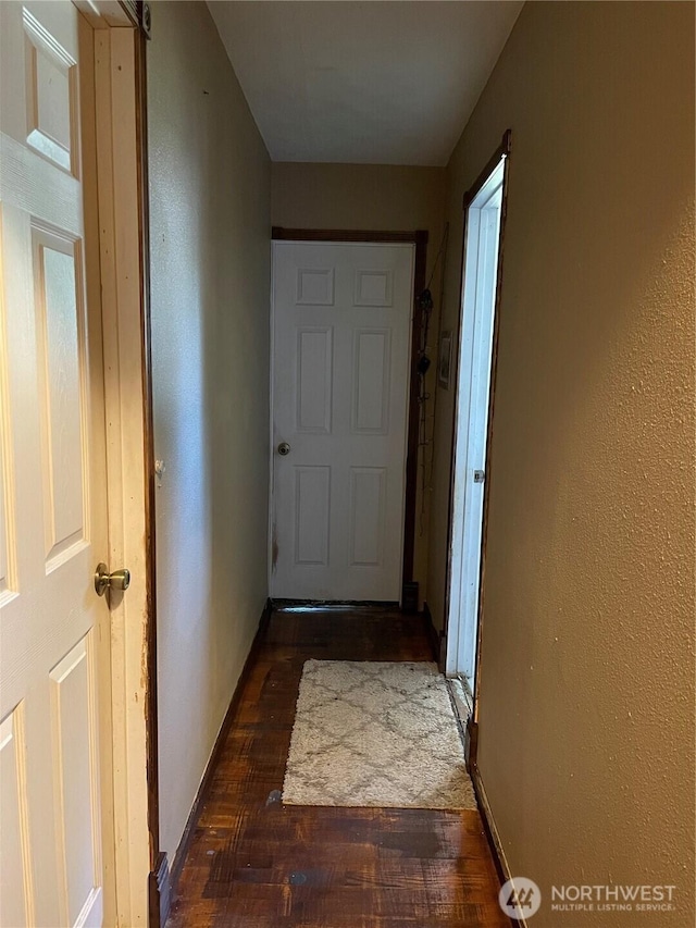 1610 M St NE, Auburn, WA 98002 - hallway with wood finished floors and baseboards