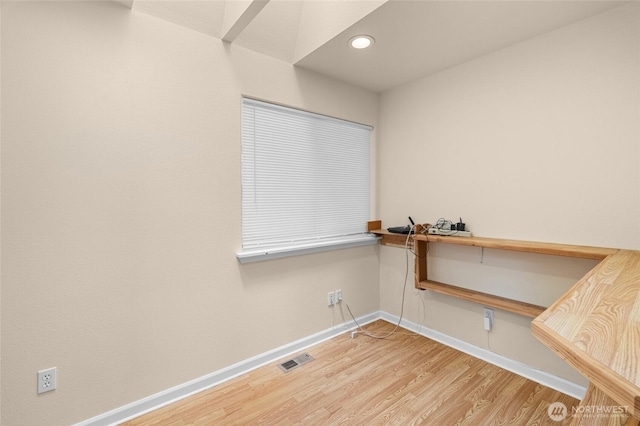 21945 Promontory Ct SE, Yelm, WA 98597 - empty room featuring light wood-type flooring and recessed lighting