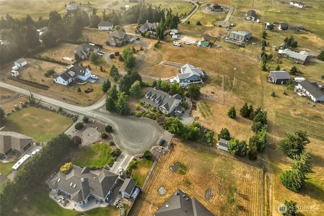 461 Klahhane Rd, Sequim, WA 98382 - aerial view of property and surrounding area with nearby suburban area