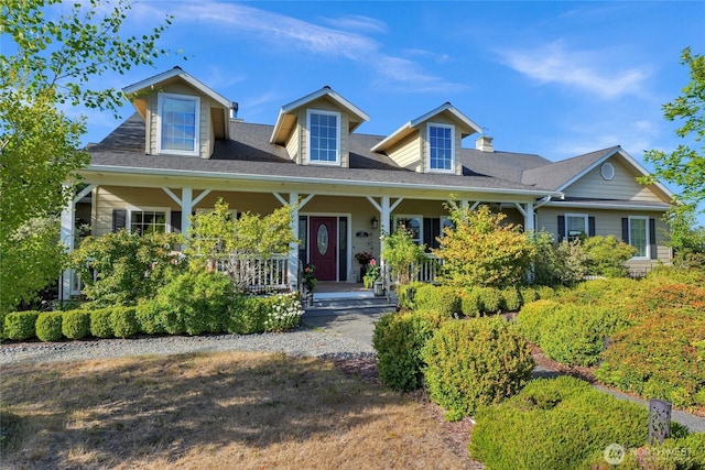 461 Klahhane Rd, Sequim, WA 98382 - cape cod house with covered porch