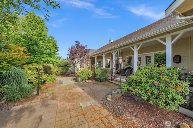 461 Klahhane Rd, Sequim, WA 98382 - view of covered porch