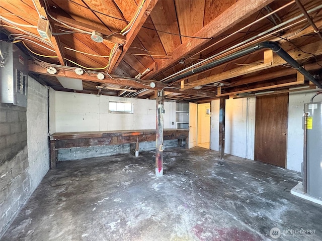 2310 S Laurel St, Port Angeles, WA 98362 - basement with water heater
