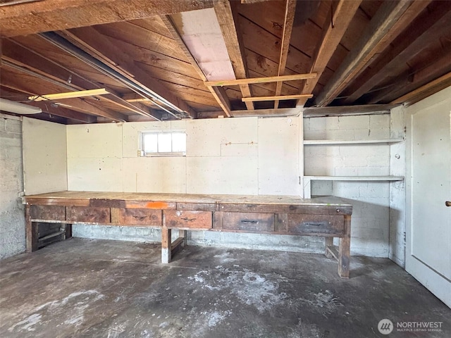 2310 S Laurel St, Port Angeles, WA 98362 - basement with a workshop area