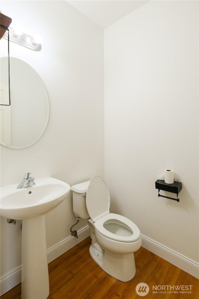 28710 S 34th Ave Unit B5, Auburn, WA 98001 - half bath with toilet and wood finished floors