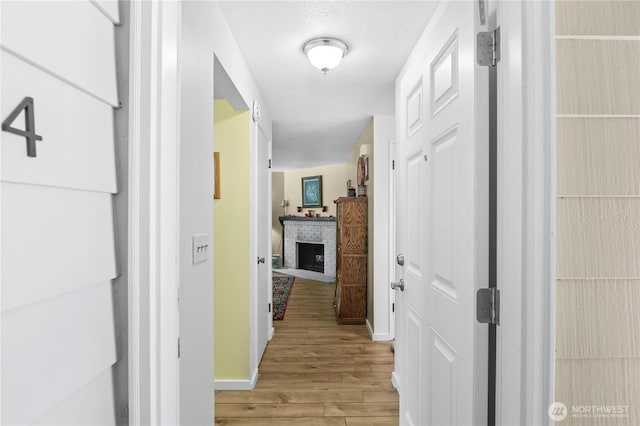 1211 N 8th St Unit 4, Mount Vernon, WA 98273 - corridor with wood finished floors and baseboards