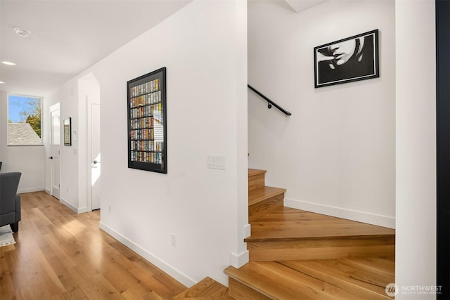 7120 44th Ave S, Seattle, WA 98118 - stairway with wood finished floors and baseboards