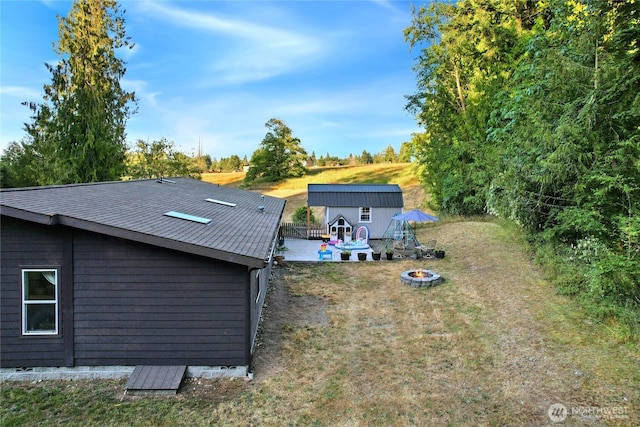29 Sherburne Rd, Sequim, WA 98382 - view from above of property