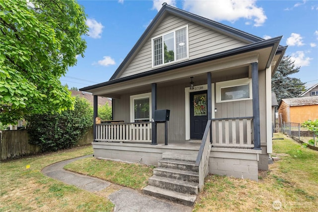 3738 E J St, Tacoma, WA 98404 - view of front of house with a porch