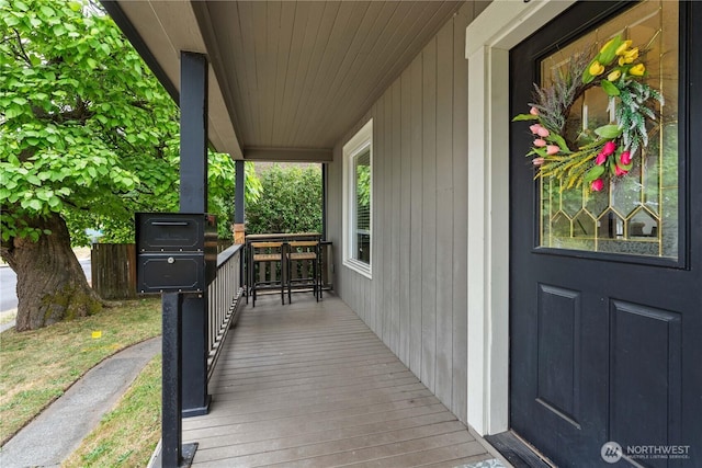 3738 E J St, Tacoma, WA 98404 - view of wooden porch