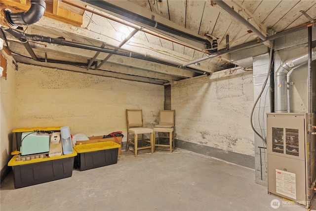 3738 E J St, Tacoma, WA 98404 - unfinished below grade area with heating unit