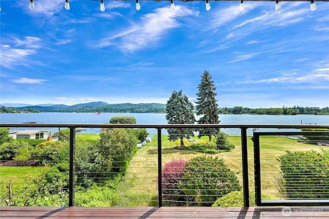 610 Northshore Dr Unit 6123, Bellingham, WA 98226 - water view with a mountainous background