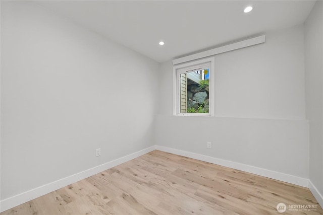 610 Northshore Dr Unit 6123, Bellingham, WA 98226 - unfurnished room featuring light wood-style flooring and recessed lighting