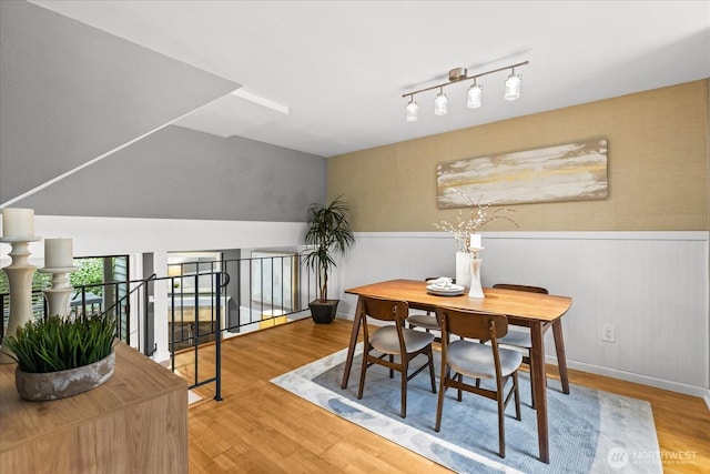 728 NW 189th Ln, Shoreline, WA 98177 - dining area featuring a wainscoted wall and wood finished floors