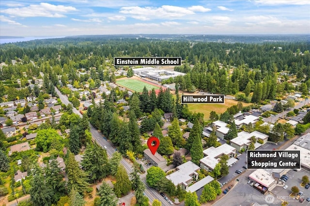 728 NW 189th Ln, Shoreline, WA 98177 - bird's eye view of a forest
