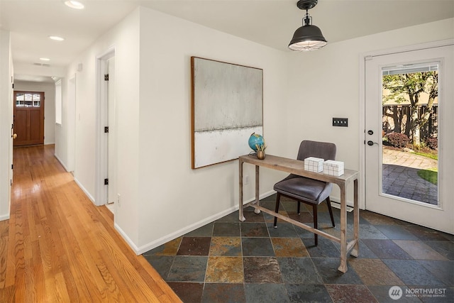 10261 NE 21st Pl, Bellevue, WA 98004 - office space featuring healthy amount of natural light, recessed lighting, and stone tile flooring