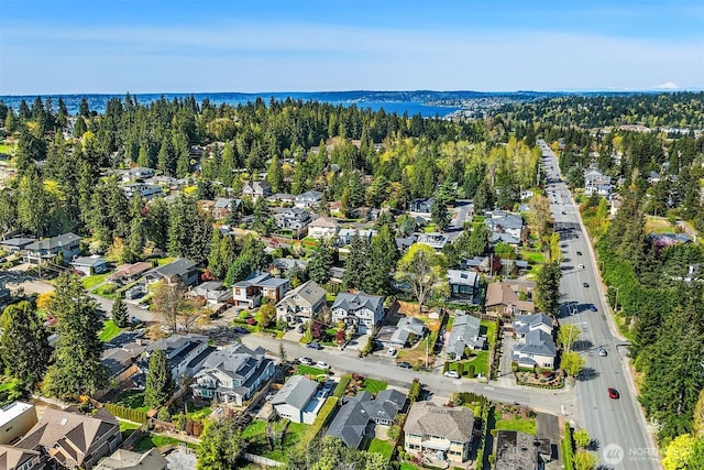 10261 NE 21st Pl, Bellevue, WA 98004 - aerial overview of property's location featuring nearby suburban area