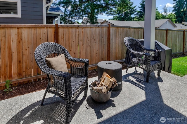 15539 Bergh Ct SE, Yelm, WA 98597 - fenced backyard featuring a patio area