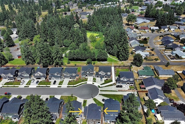 15539 Bergh Ct SE, Yelm, WA 98597 - aerial view of property's location with nearby suburban area