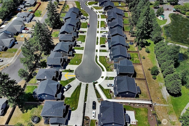 15539 Bergh Ct SE, Yelm, WA 98597 - aerial overview of property's location with nearby suburban area