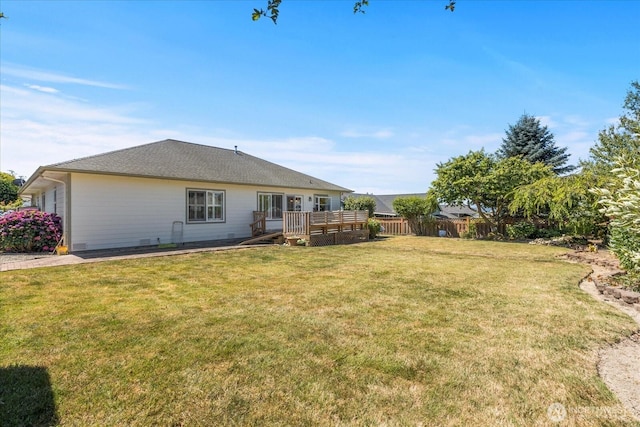 8051 283rd St NW, Stanwood, WA 98292 - rear view of house featuring a wooden deck