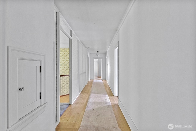 46372 E Main St, Concrete, WA 98237 - corridor with light wood-type flooring