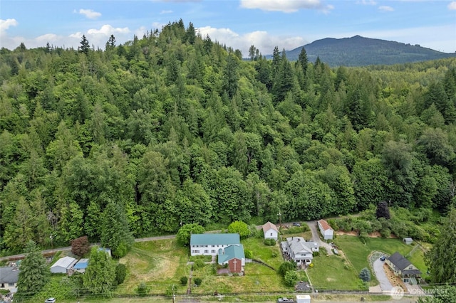 46372 E Main St, Concrete, WA 98237 - view of property location featuring a heavily wooded area and a mountainous background