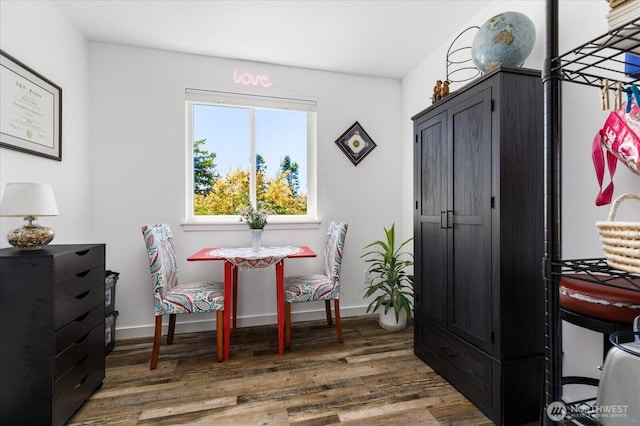 1156 Halsey Ave, Coupeville, WA 98239 - dining room with wood finished floors and baseboards