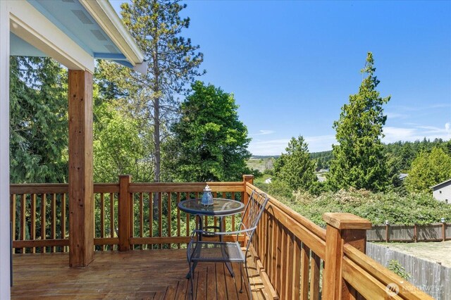 1156 Halsey Ave, Coupeville, WA 98239 - view of wooden terrace