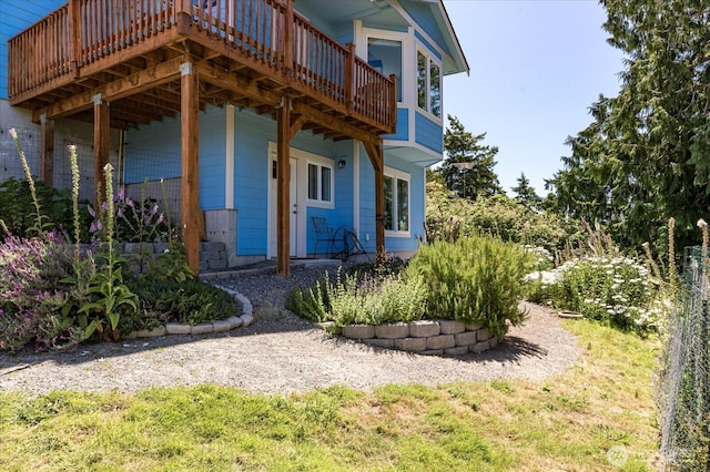 1156 Halsey Ave, Coupeville, WA 98239 - view of front of house featuring a wooden deck