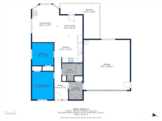 1156 Halsey Ave, Coupeville, WA 98239 - view of room layout