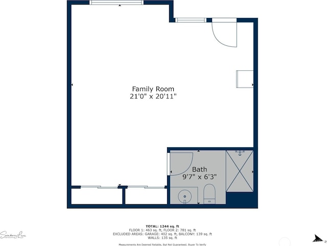 1156 Halsey Ave, Coupeville, WA 98239 - view of floor plan / room layout