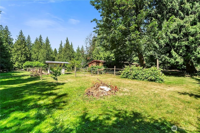 472 Iris Ln, Camano Island, WA 98282 - view of yard