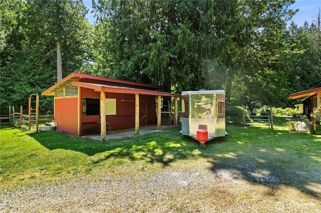 472 Iris Ln, Camano Island, WA 98282 - view of yard with an outbuilding