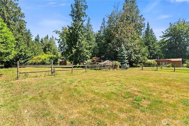 472 Iris Ln, Camano Island, WA 98282 - view of yard with a view of countryside
