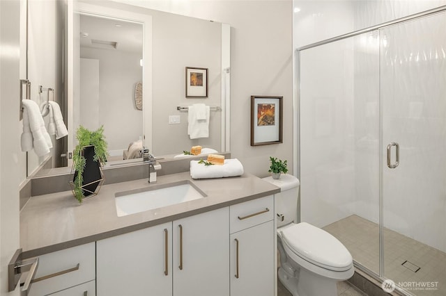 10915 126th Pl NE, Kirkland, WA 98033 - bathroom featuring vanity and a shower stall