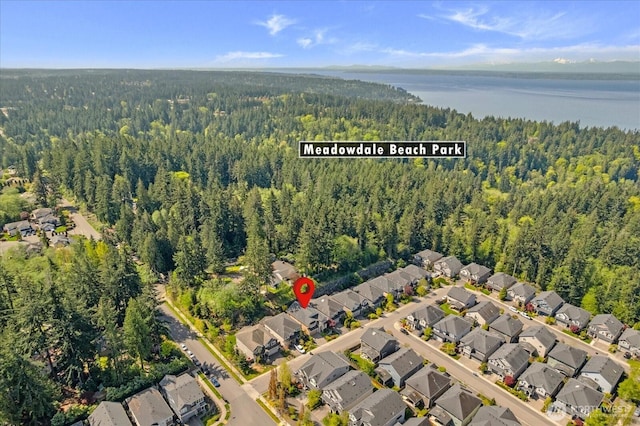 6010 155th St SW, Edmonds, WA 98026 - aerial overview of property's location featuring nearby suburban area