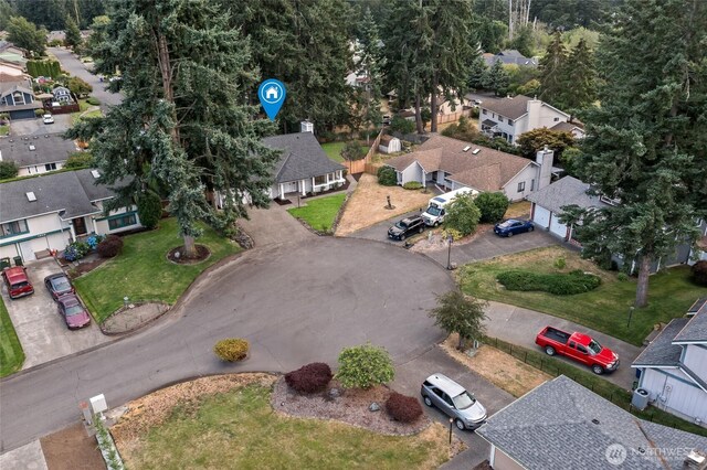 1308 133rd St S, Tacoma, WA 98444 - aerial view of residential area