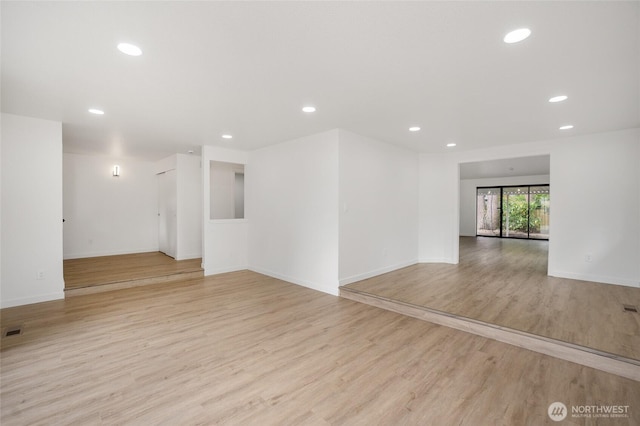 1308 133rd St S, Tacoma, WA 98444 - spare room with recessed lighting and wood finished floors