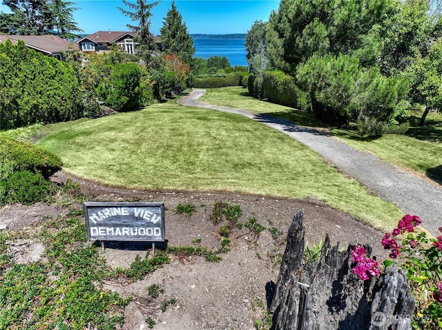 29812 Marine View Dr SW, Federal Way, WA 98023 - view of home's community featuring a water view and a lawn