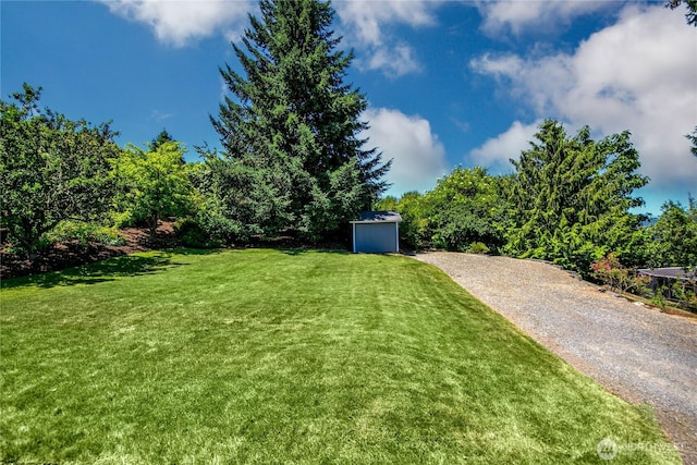 29812 Marine View Dr SW, Federal Way, WA 98023 - view of green lawn with a storage unit
