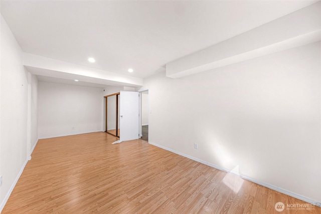 21313 2nd Dr SE, Bothell, WA 98021 - finished basement featuring light wood-style flooring and recessed lighting