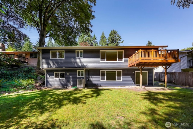 21313 2nd Dr SE, Bothell, WA 98021 - back of property featuring a wooden deck