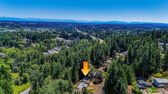 21313 2nd Dr SE, Bothell, WA 98021 - bird's eye view of a heavily wooded area and mountains