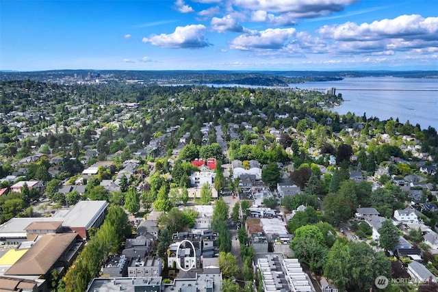 1117 34th Ave Unit B, Seattle, WA 98122 - aerial view of residential area featuring a nearby body of water