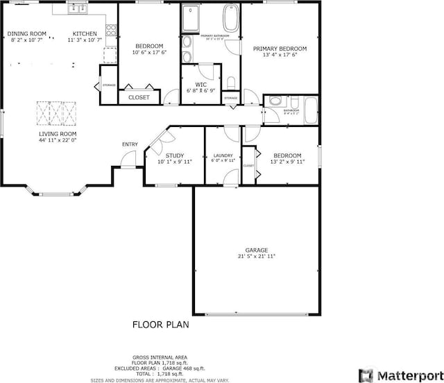 6401 151st St NW, Gig Harbor, WA 98332 - view of floor plan / room layout