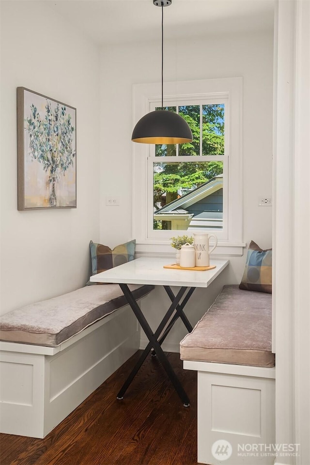 6518 18th Ave NE, Seattle, WA 98115 - dining space with breakfast area and dark wood-type flooring