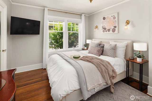 6518 18th Ave NE, Seattle, WA 98115 - bedroom with crown molding and wood finished floors