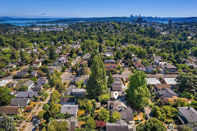 6518 18th Ave NE, Seattle, WA 98115 - aerial view of residential area featuring a large body of water