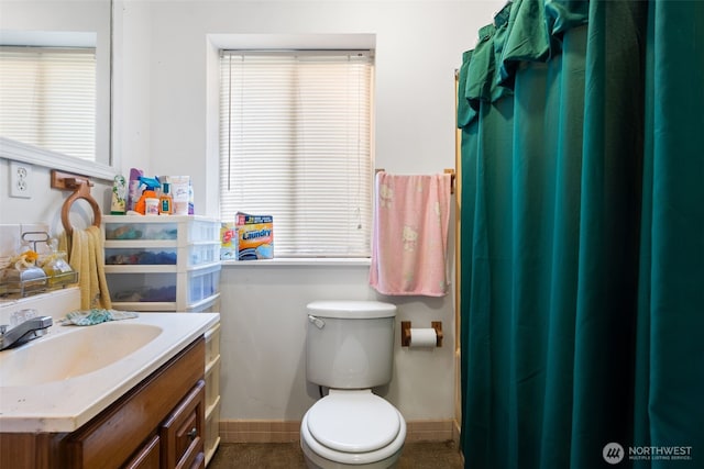 1869 Van Hoesen Rd, Onalaska, WA 98570 - bathroom featuring vanity and a shower with curtain
